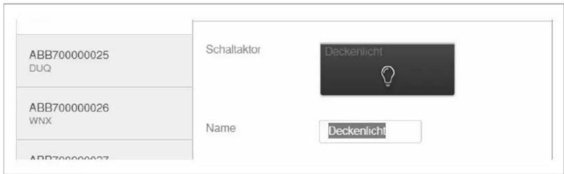 Busch-Jaeger 83221AP-611 - Namen festlegen - 1