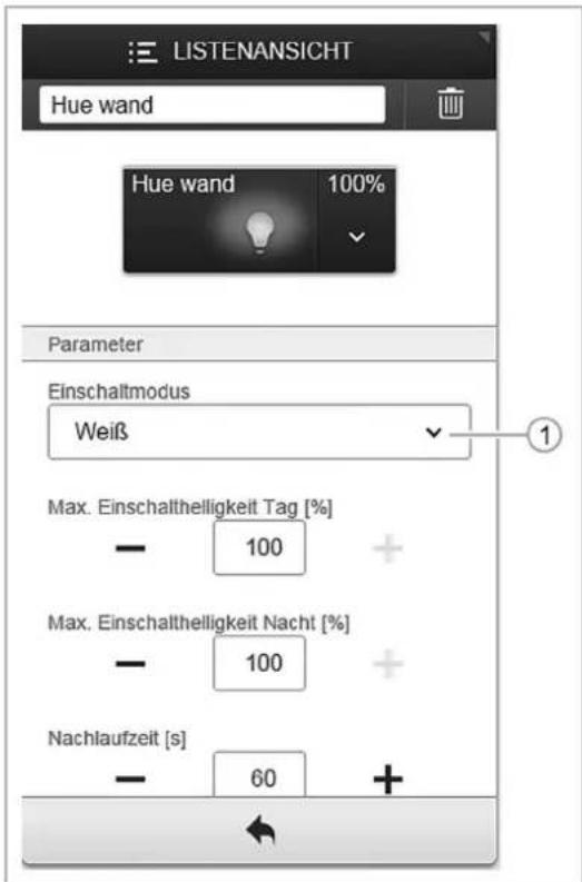 Busch-Jaeger 83221AP-611 - Parametereinstellungen Philips Hue - 1