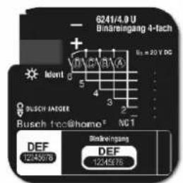 Busch-Jaeger 83221AP-611 - Binäreingänge - 2