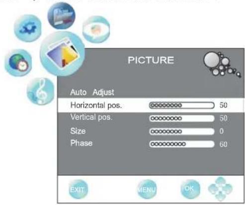 VDiGi DTV22LV - Picture Menu - 1