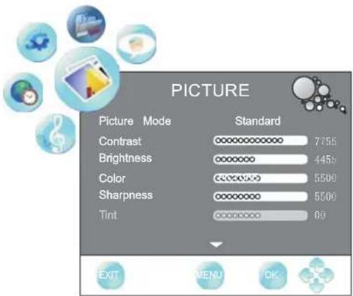 VDiGi DTV22LV - Picture Menu - 1