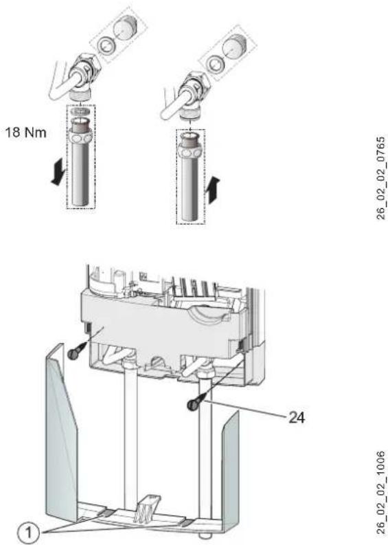 AEG DDLE ÖKO TD 18/21/24 - Tap for finished walls - 1