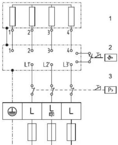 AEG DDLE ÖKO TD 18/21/24 - Schemat połączeń - 1