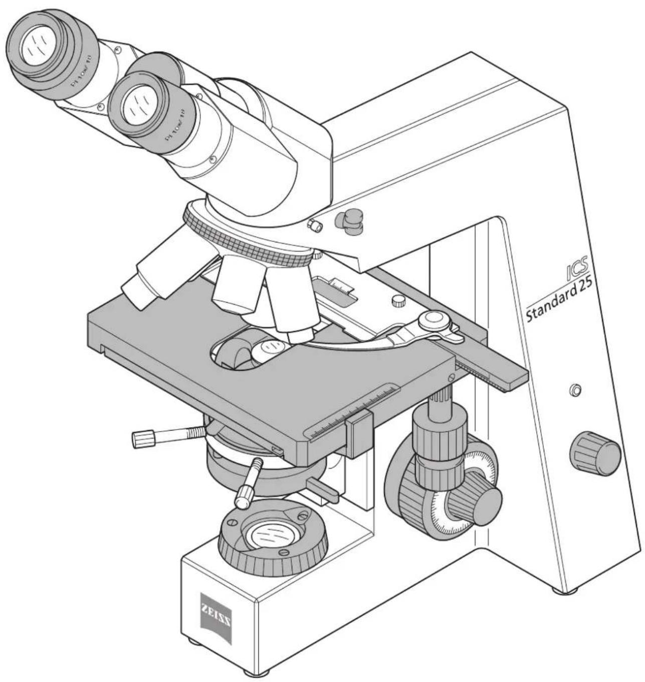 ZEISS Standard 25 ICS - Gesamtansicht Mikroskop Standard 25 ICS mit Polarisationseinrichtung - 1