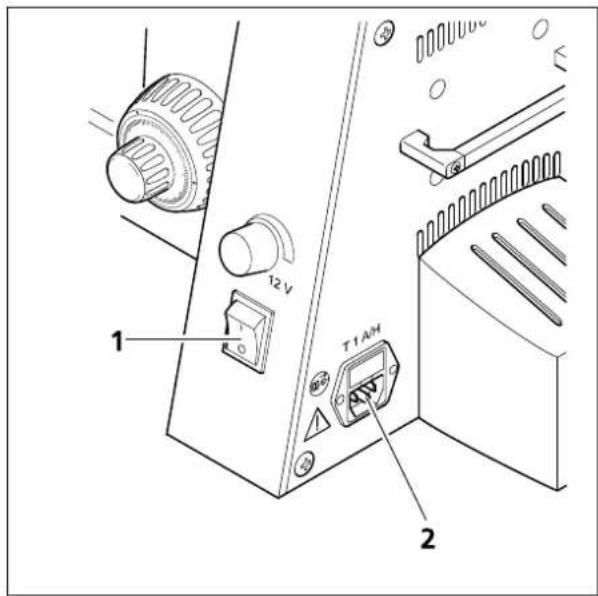 ZEISS Axioskop 40 - Netzverbindung herstellen - 1