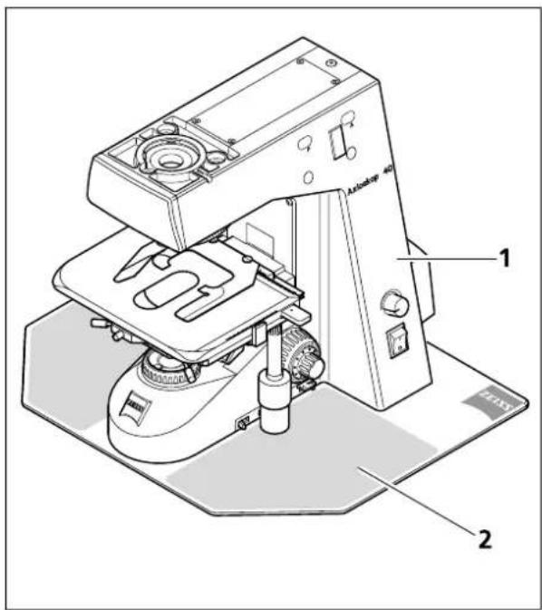 ZEISS Axioskop 40 FL - Mikroskop auspacken und aufstellen - 1