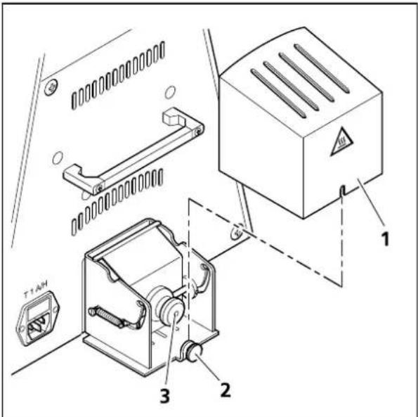 ZEISS Axioskop 40 FL - Mikroskop und Vorschaltgerät HBO 100 W ein- bzw. ausschalten - 2