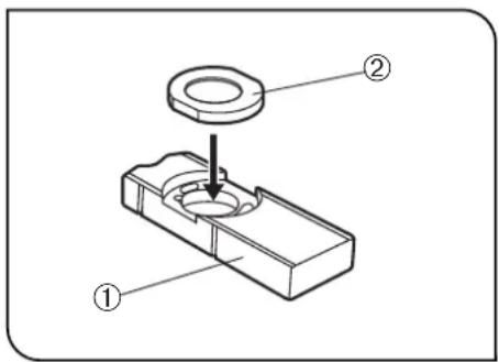 OLYMPUS BX45 - Montieren des Polarisators BX-45PO (Abb. 36) - 1