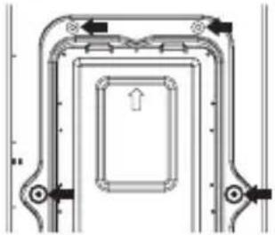 Haceb Appiani 530 BL - QUITAR LOS TORNILLOS DE TRANSPORTE - 1