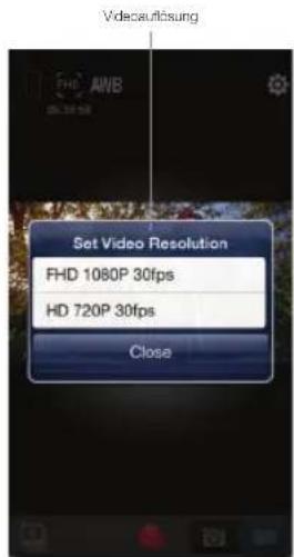 KITVISION Escape HD5W - Wi-Fi im Videomodus verwenden (Abbildungen 1/2) - 2