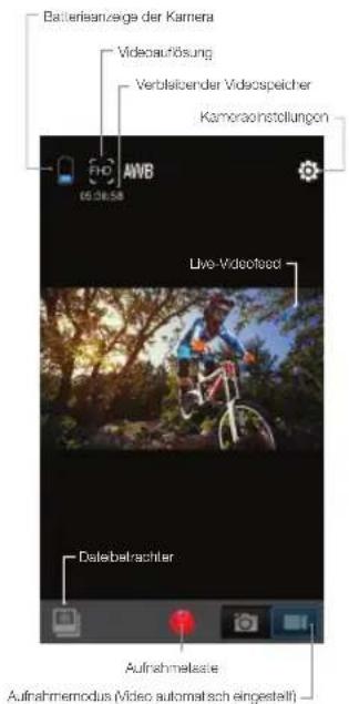 KITVISION Escape HD5W - Wi-Fi im Videomodus verwenden (Abbildungen 1/2) - 1