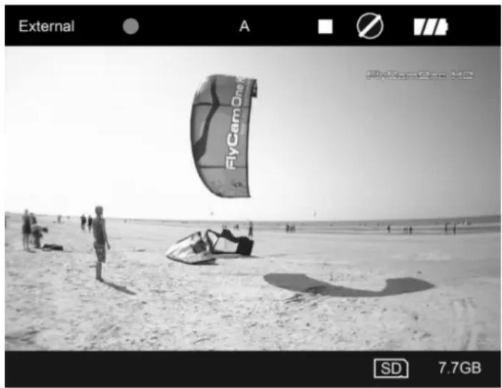 CamOne Fly 1080p - Bildschirmsymbole - 1