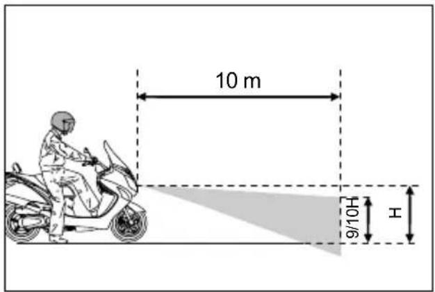 HYOSUNG MS3-250 - ADJUSTMENT OF THE HEAD LAMP BEAM - 1