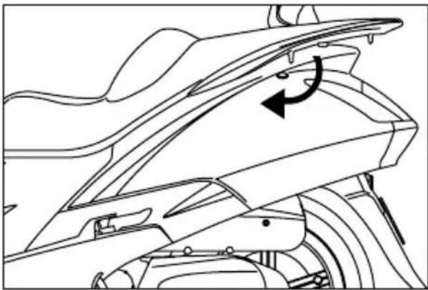 HYOSUNG MS3-250 - HELMETBOX INNER COVER - 1