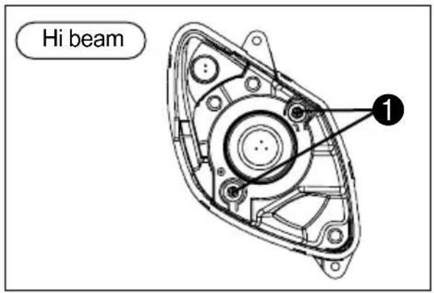 HYOSUNG MS3-250 - ADJUSTMENT OF THE HEAD LAMP BEAM - 2