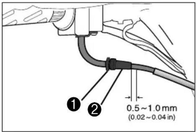 HYOSUNG MS3-250 - ADJUSTING THE THROTTLE CABLE - 1