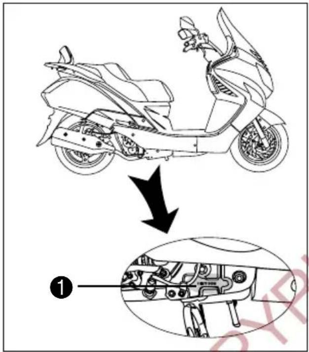 HYOSUNG MS3-250 - SERIAL NUMBER LOCATION - 1