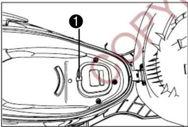 HYOSUNG MS3-250 - HELMETBOX INNER COVER - 2