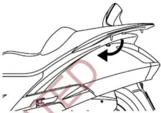 HYOSUNG MS3-250 - HOW TO OPEN THE SEAT - 1