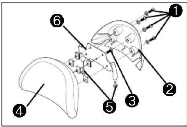 HYOSUNG MS3-250 - PASSENGER BACKREST - 1