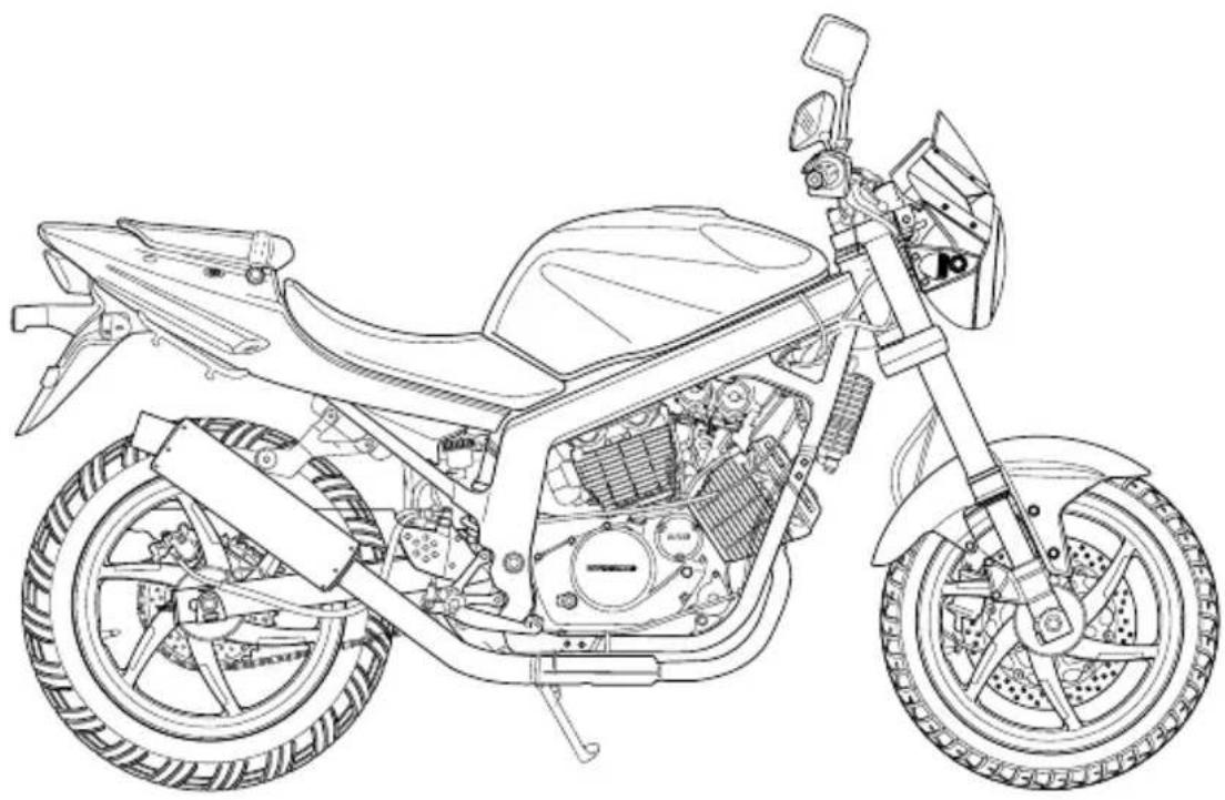 HYOSUNG GT250FI - WARNING - 2