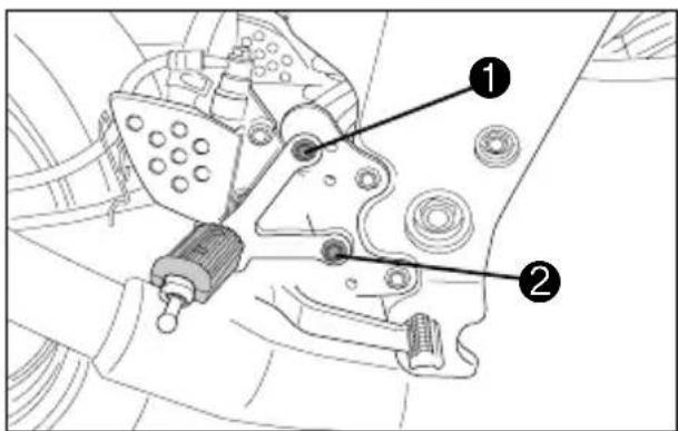 HYOSUNG GT250FI - - FOOTREST POSITION ADJUSTMENT (FOR『Comet 250 R FI) - 3