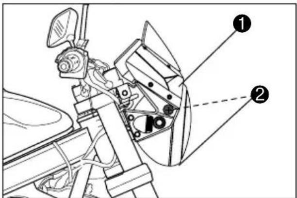 HYOSUNG GT250FI - HEAD LAMP - 1