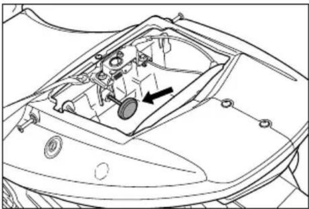 HYOSUNG GT250FI - SEAT LOCK - 2
