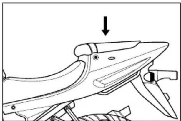 HYOSUNG GT250FI - REAR SHOCK ABSORBERTRUNK - 1