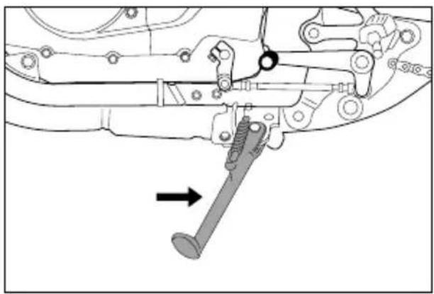 HYOSUNG GT250FI - SIDE STAND - 1
