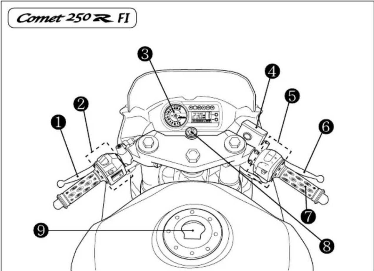 HYOSUNG GT250FI - WARNING - 1