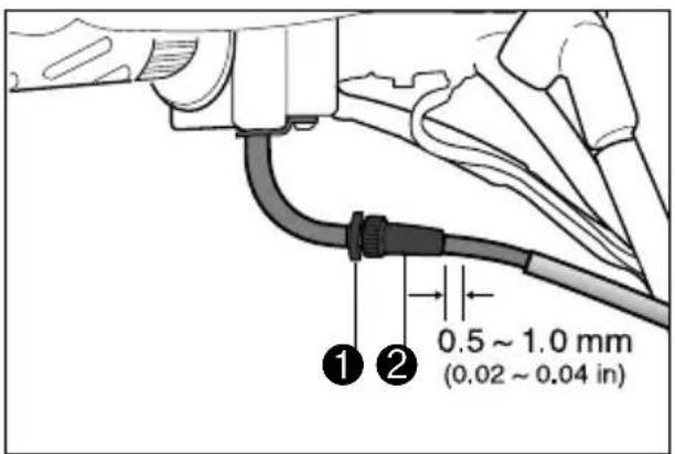 HYOSUNG GT250FI - THROTTLE CABLE ADJUSTMENT - 1