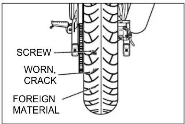 HYOSUNG GT250FI - CRACKS AND CUTS - 1