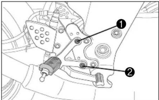 HYOSUNG GT250FI - - FOOTREST POSITION ADJUSTMENT (FOR『Comet 250 R FI) - 1
