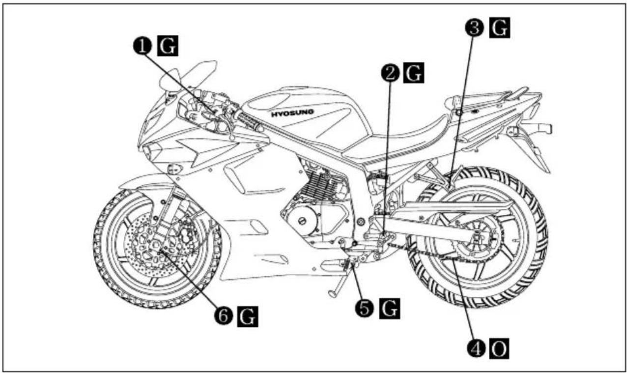 HYOSUNG GT250FI - CAUTION - 1