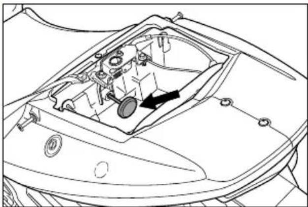 HYOSUNG Comet GT650S - SEAT LOCK - 2