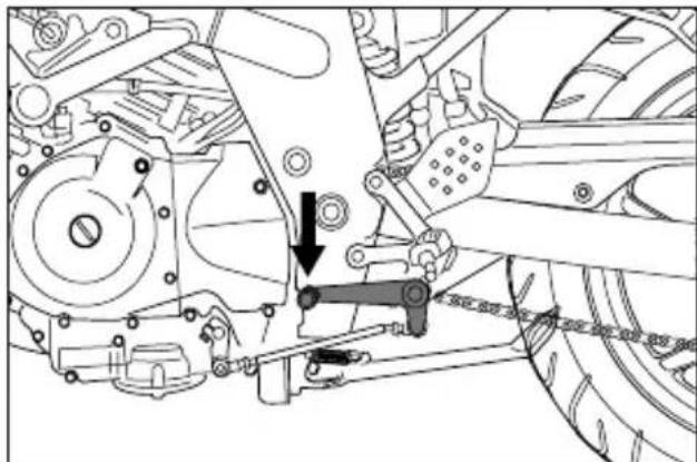 HYOSUNG Comet GT650S - GEARSHIFT LEVER - 1