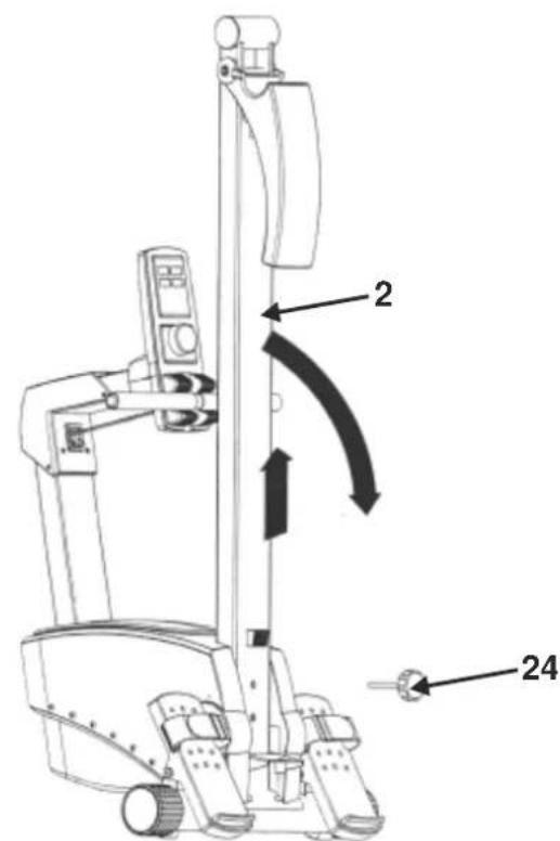 Maxxus RX 5200 - Schritt 3: Herunterklappen der Gleitschiene - 1