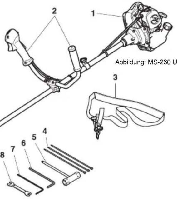 DOLMAR MS-330 U - Lieferumfang - 4