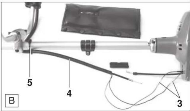 DOLMAR MS-250 - Montage der Handgriffe - 4