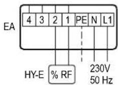 REMKO SLE 80 - Externer Hygrostat (Zubehör): - 1