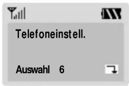 SAMSUNG SGH-600G - Beispiel: Displaysprache einstellen - 2