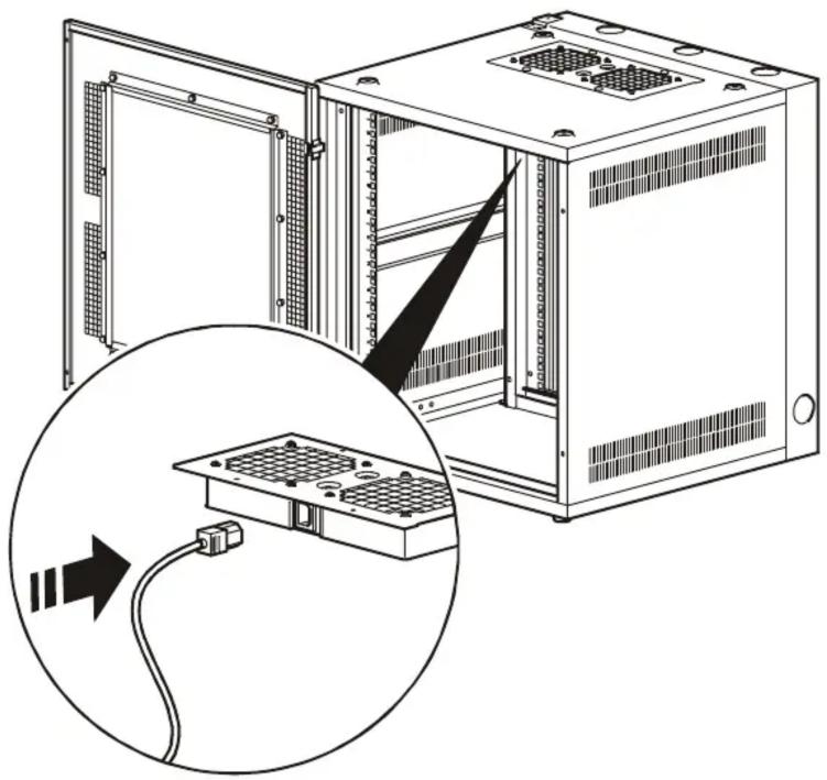 APC AR8207BLK - Einbau des Lüftereinsatzes - 4
