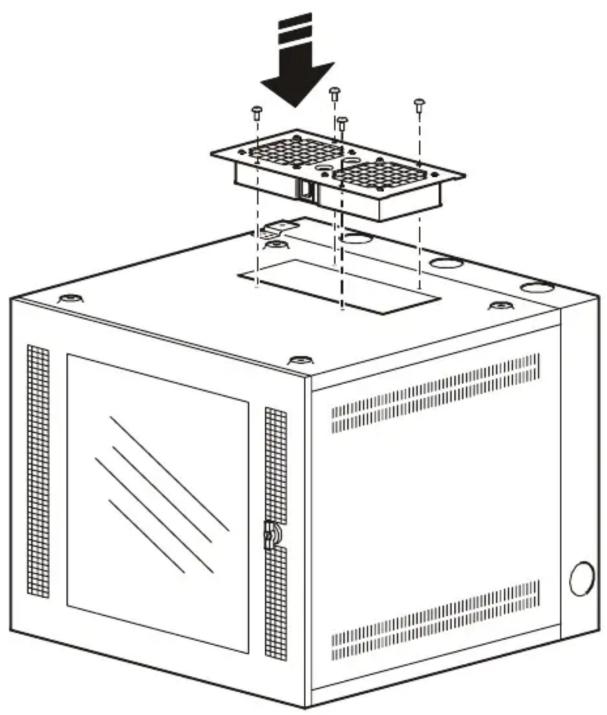APC AR8207BLK - Einbau des Lüftereinsatzes - 3