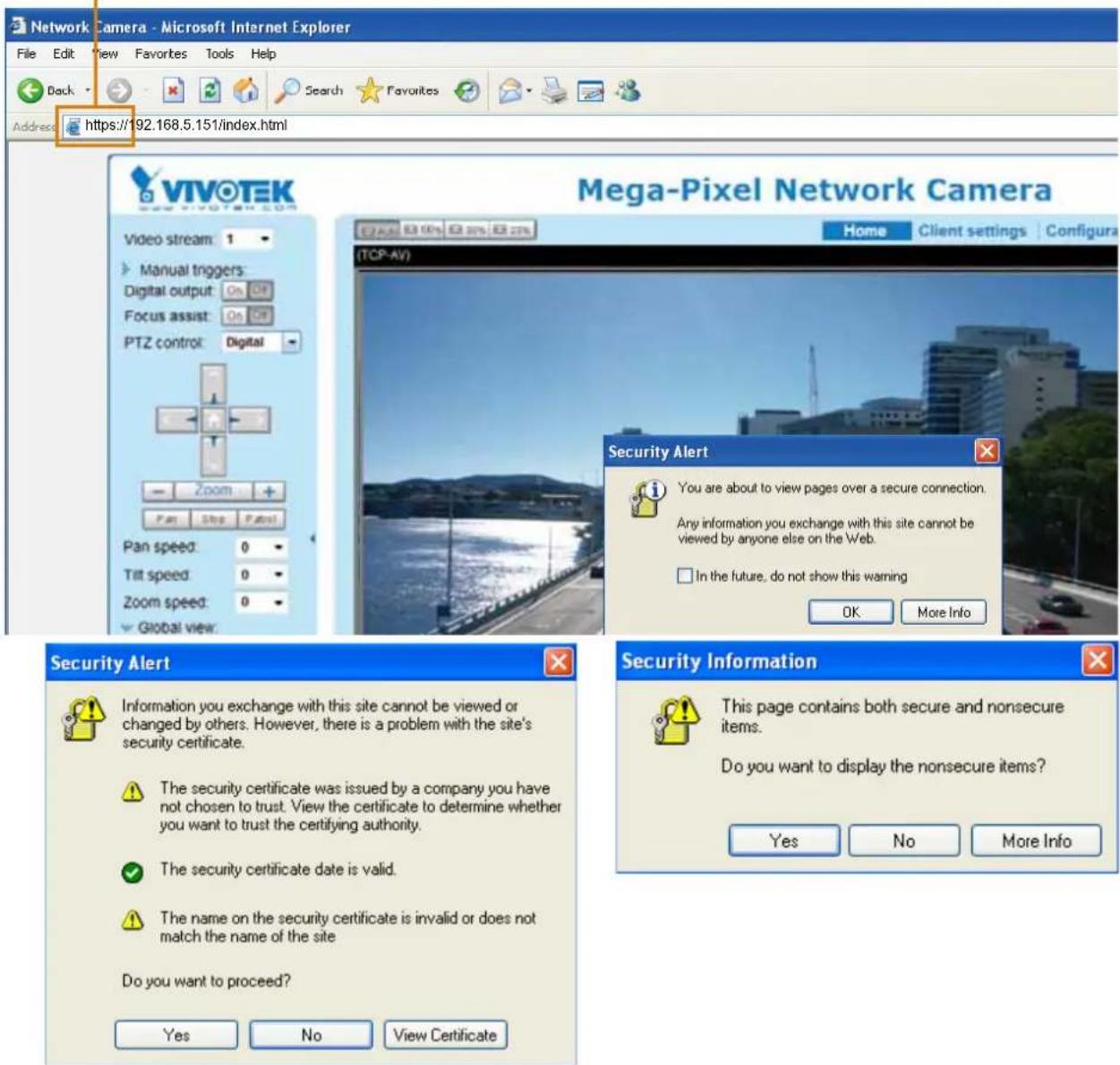 Vivotek FD8154-F4 - Create self-signed certificate - 3