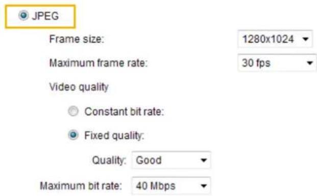 Vivotek FD8154-F4 - ■ Video quality - 1