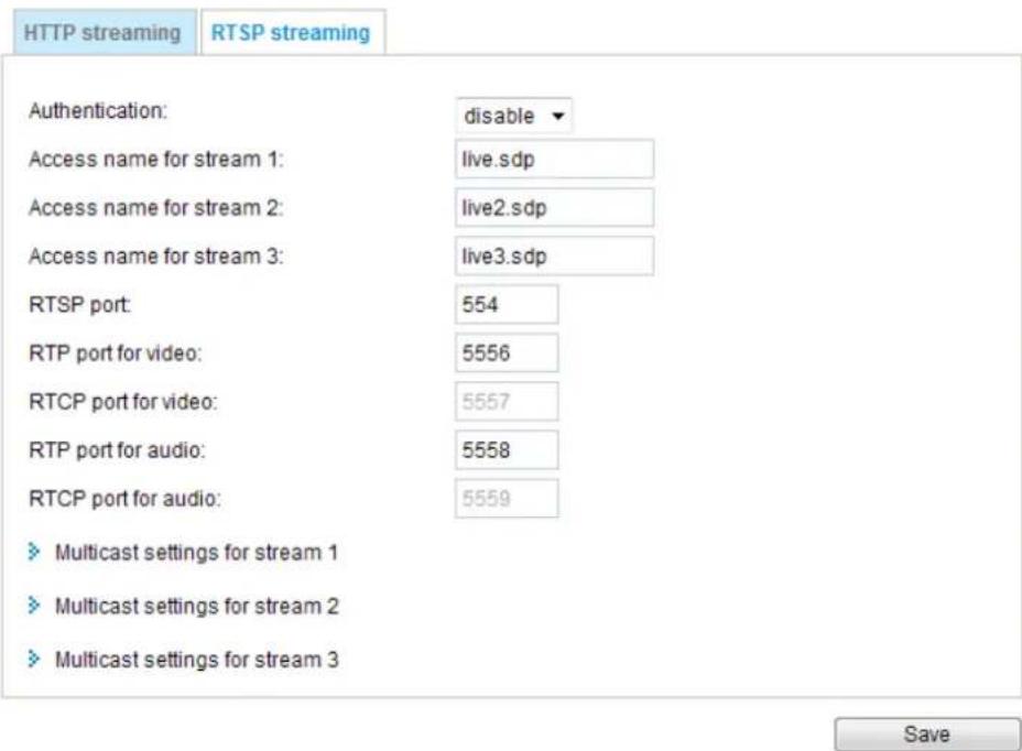 Vivotek FD8154-F4 - RTSP Streaming - 1