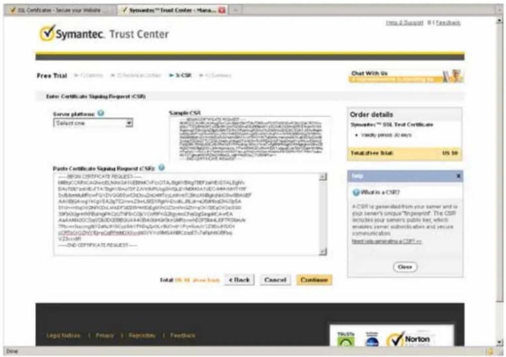 Vivotek FD8154-F4 - Create certificate request and install - 4