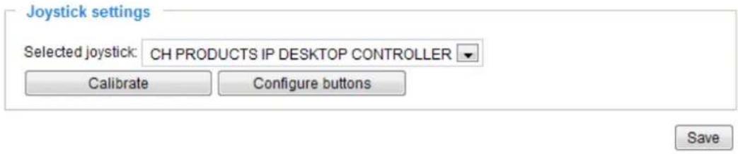 Vivotek FD8154-F4 - Joystick Settings - 1