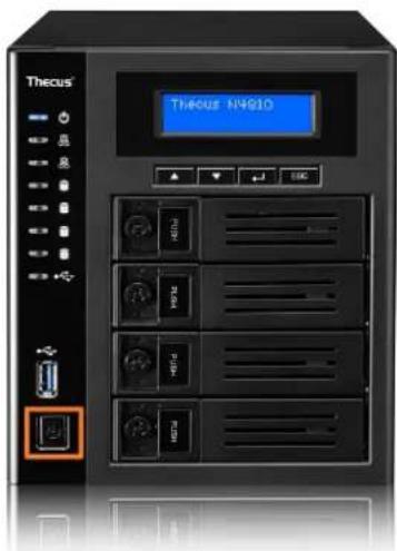 Thecus N4910U-S - Cable Connections - 13